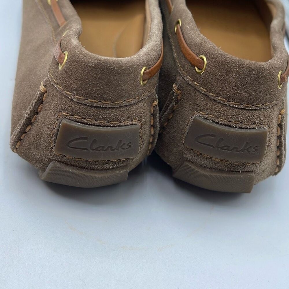 Clark’s suede size 8 driving moccasins padded insoles. - Picture 6 of 9